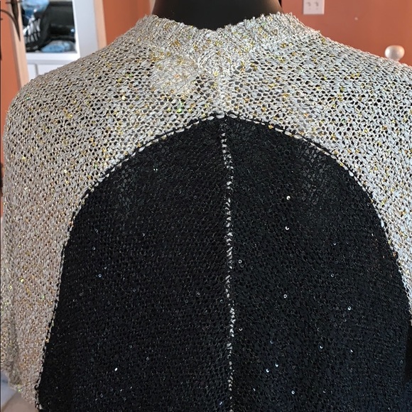 Daytrip sequin cardigan sweater large - Picture 5 of 10